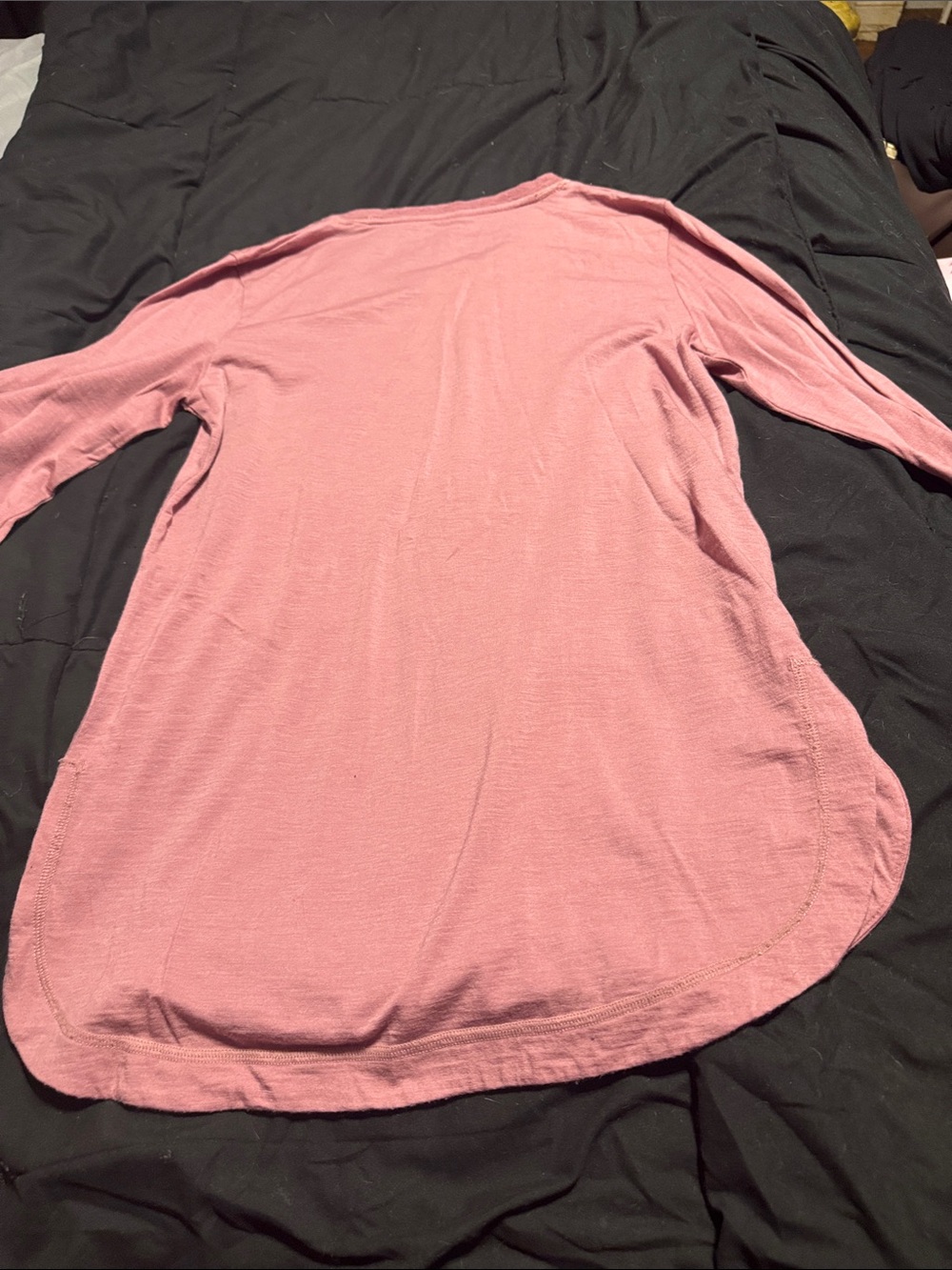 WoolX Women's Pink Long Sleeve Tunic Top size small - Picture 5 of 6